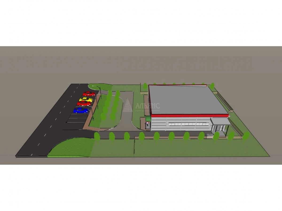 3D визуализация Магазин из сэндвич-панелей - фото 12