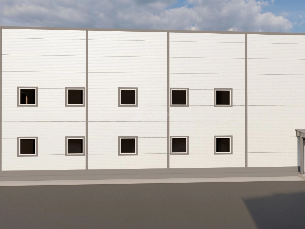 3D визуализация СТО с АБК из сэндвич-панелей - фото 5