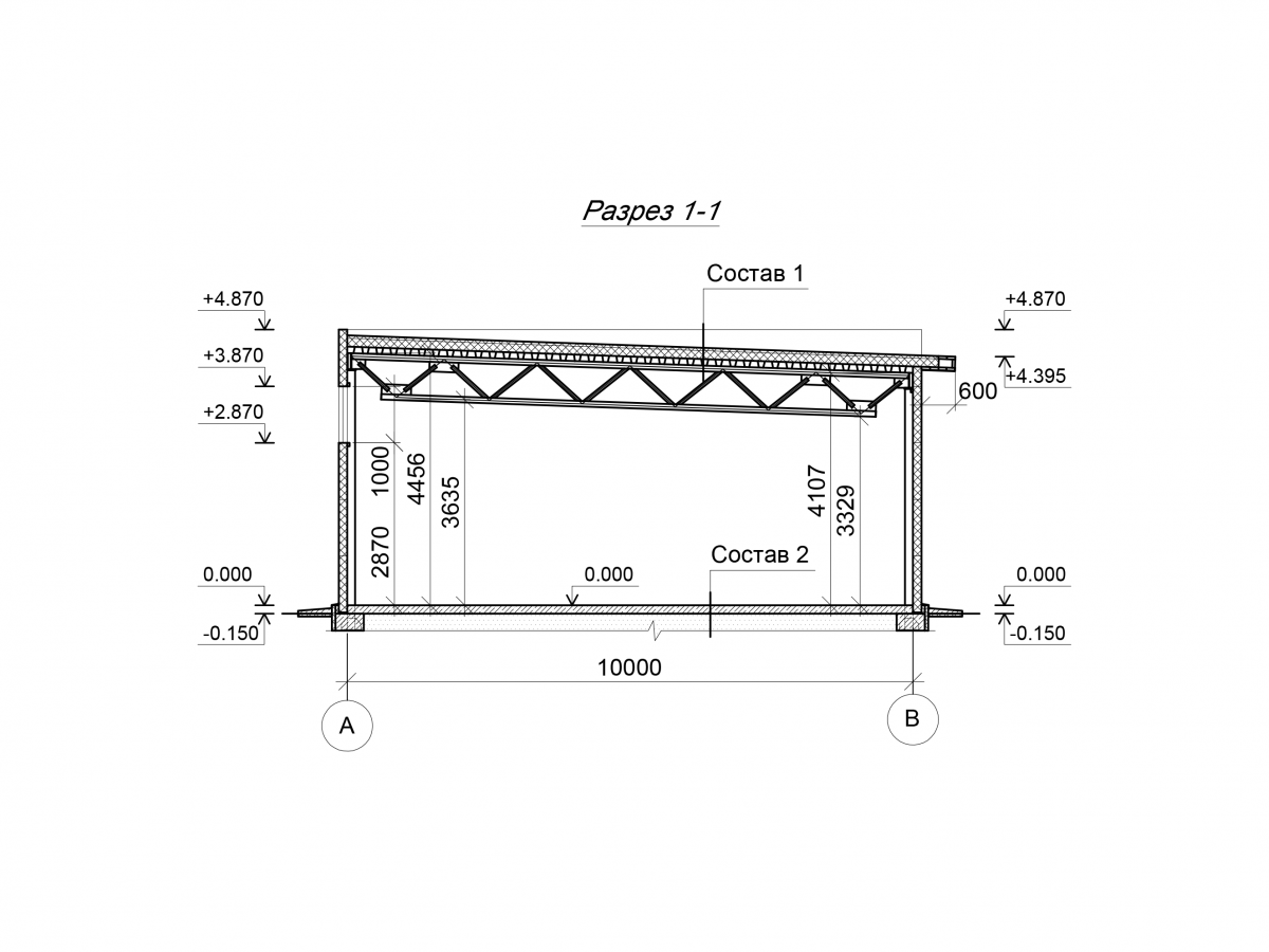 Планировка Магазин из сэндвич-панелей -  фото 6