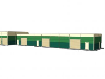 Склад из сэндвич-панелей