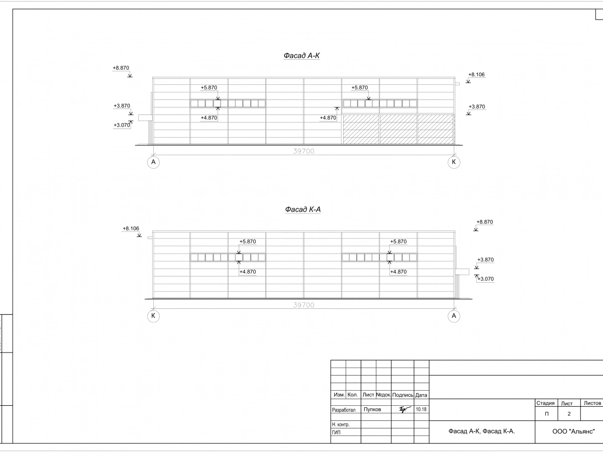 Планировка Торговый центр из сэндвич-панелей -  фото 4